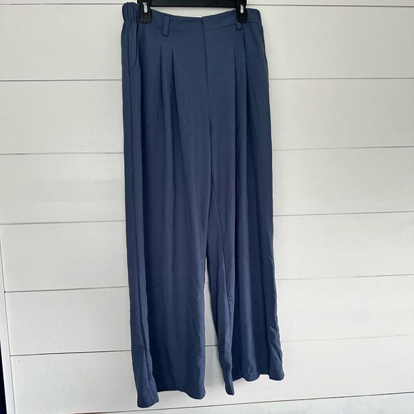Halara Women’s Large Blue Wide Leg Pants NWT - Picture 2 of 6